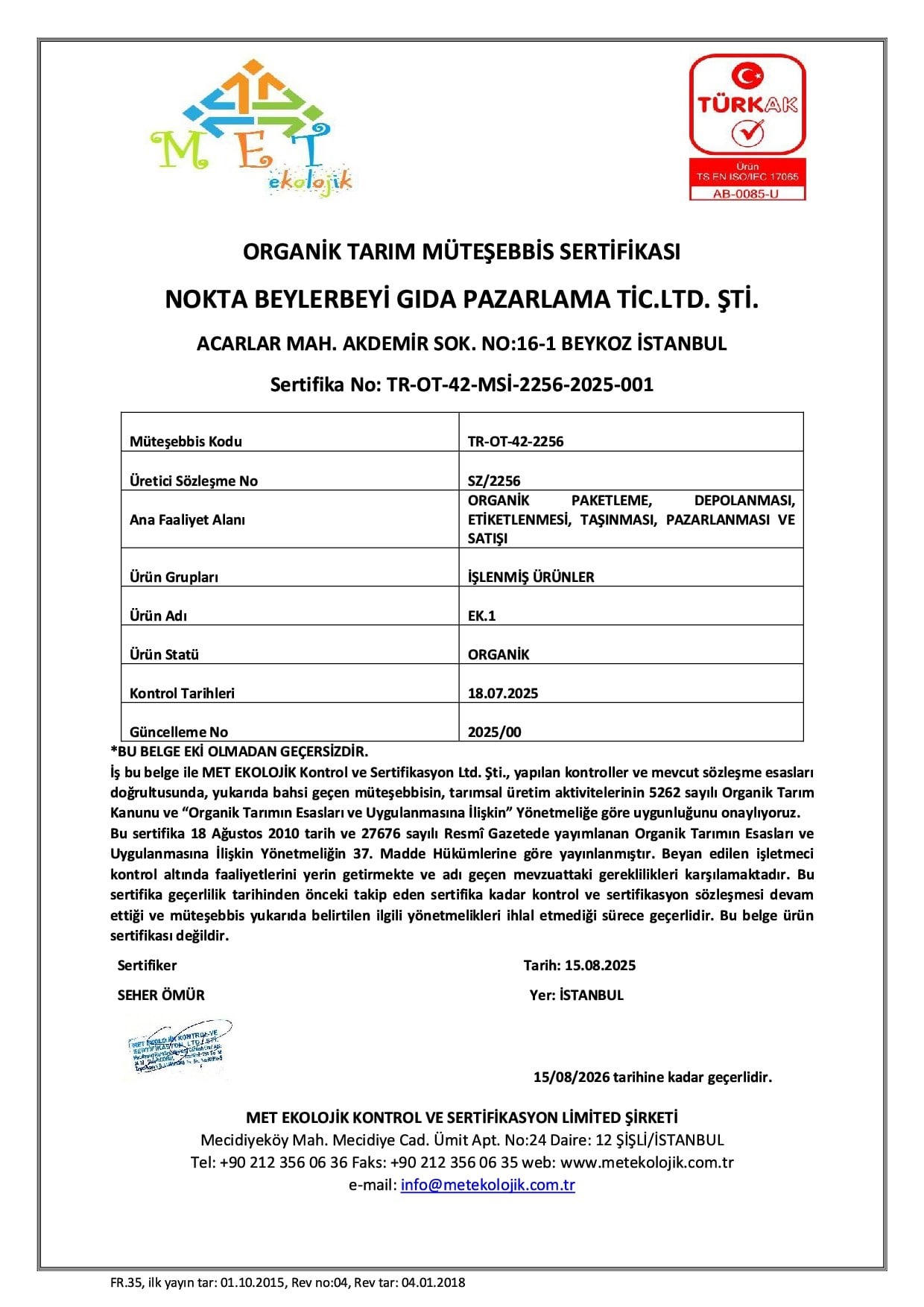 Organik Toz Zencefil (40 gr) Doğal BiMarket