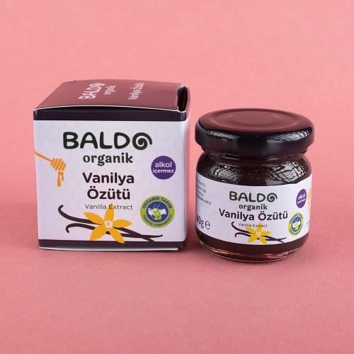 Organik Vanilya Özütü alkolsüz (40 gr) Baldo