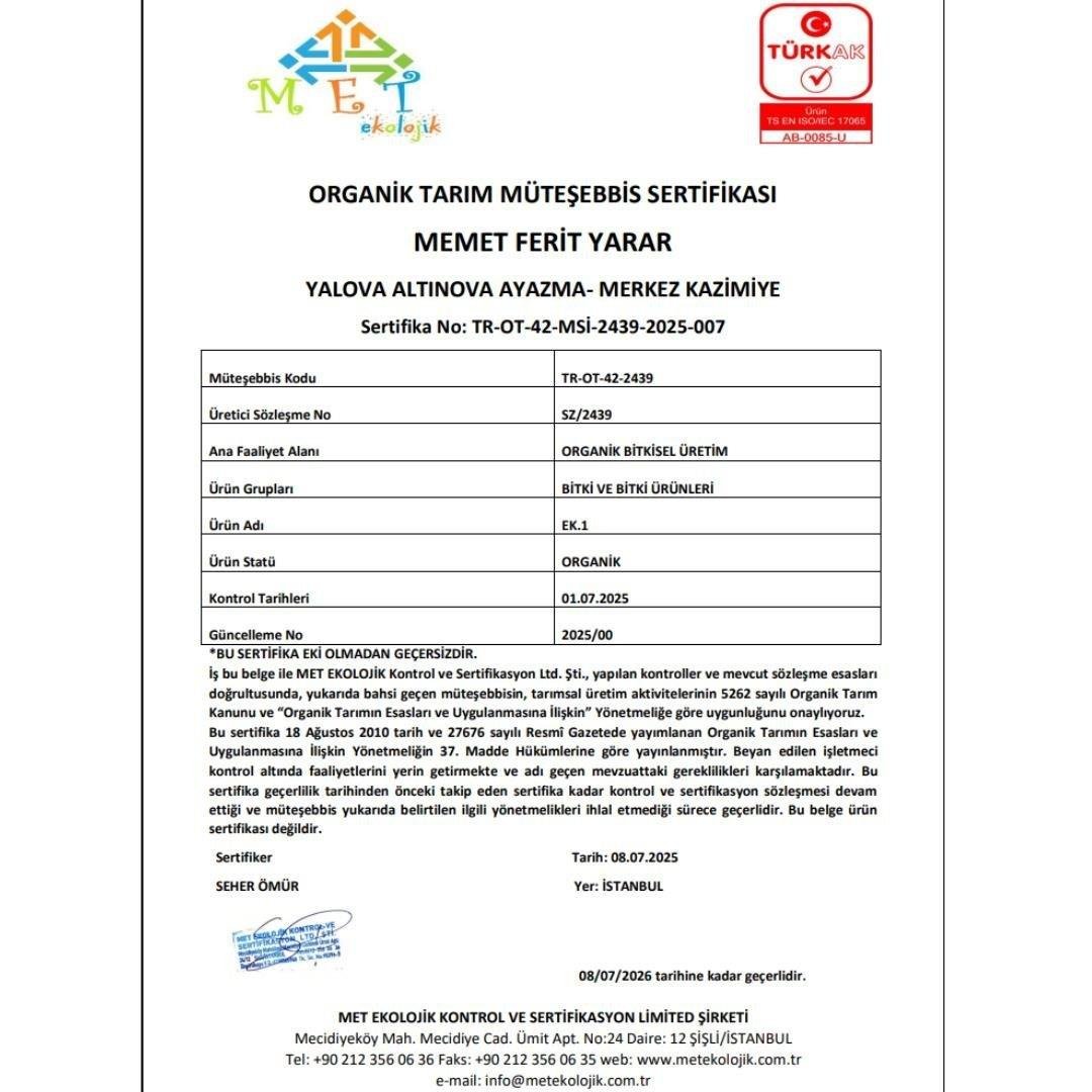 Organik Yapraksız, Temizlenmiş Pırasa (kg)