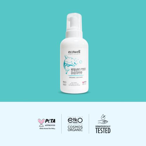 Organik Yenidoğan Köpük Şampuan (500 ml) Ecowell