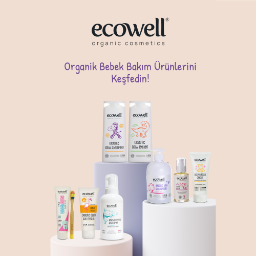 Organik Yenidoğan Köpük Şampuan (500 ml) Ecowell