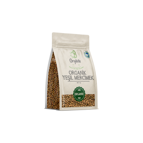 Organik Yeşil Mercimek (1 kg) Orgibite