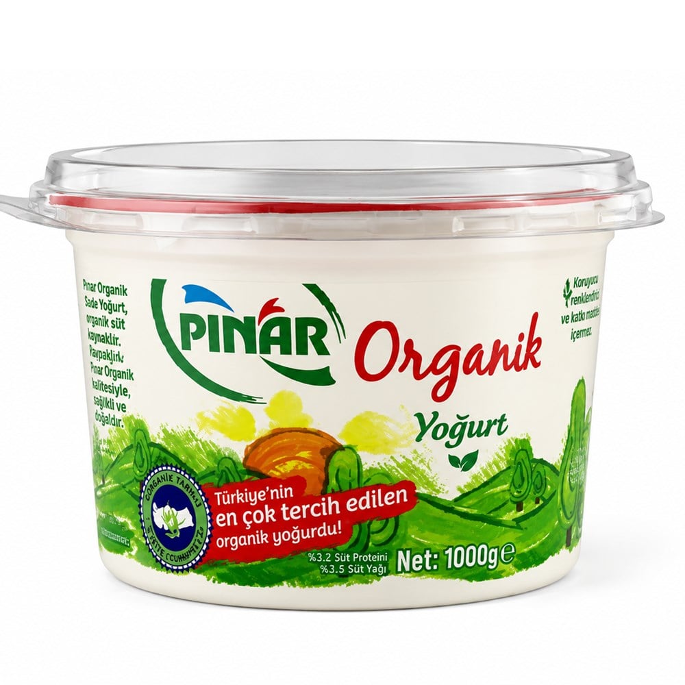 Organik Yoğurt (1 kg) Pınar