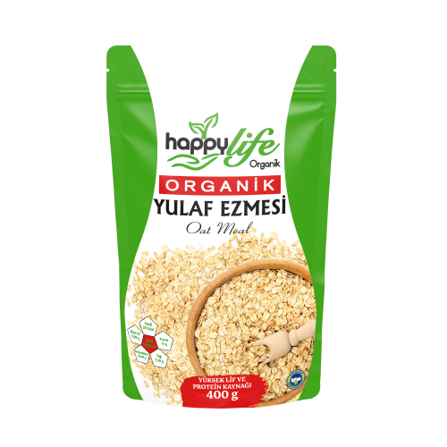 Organik Yulaf Ezmesi (400 gr) Happy Life