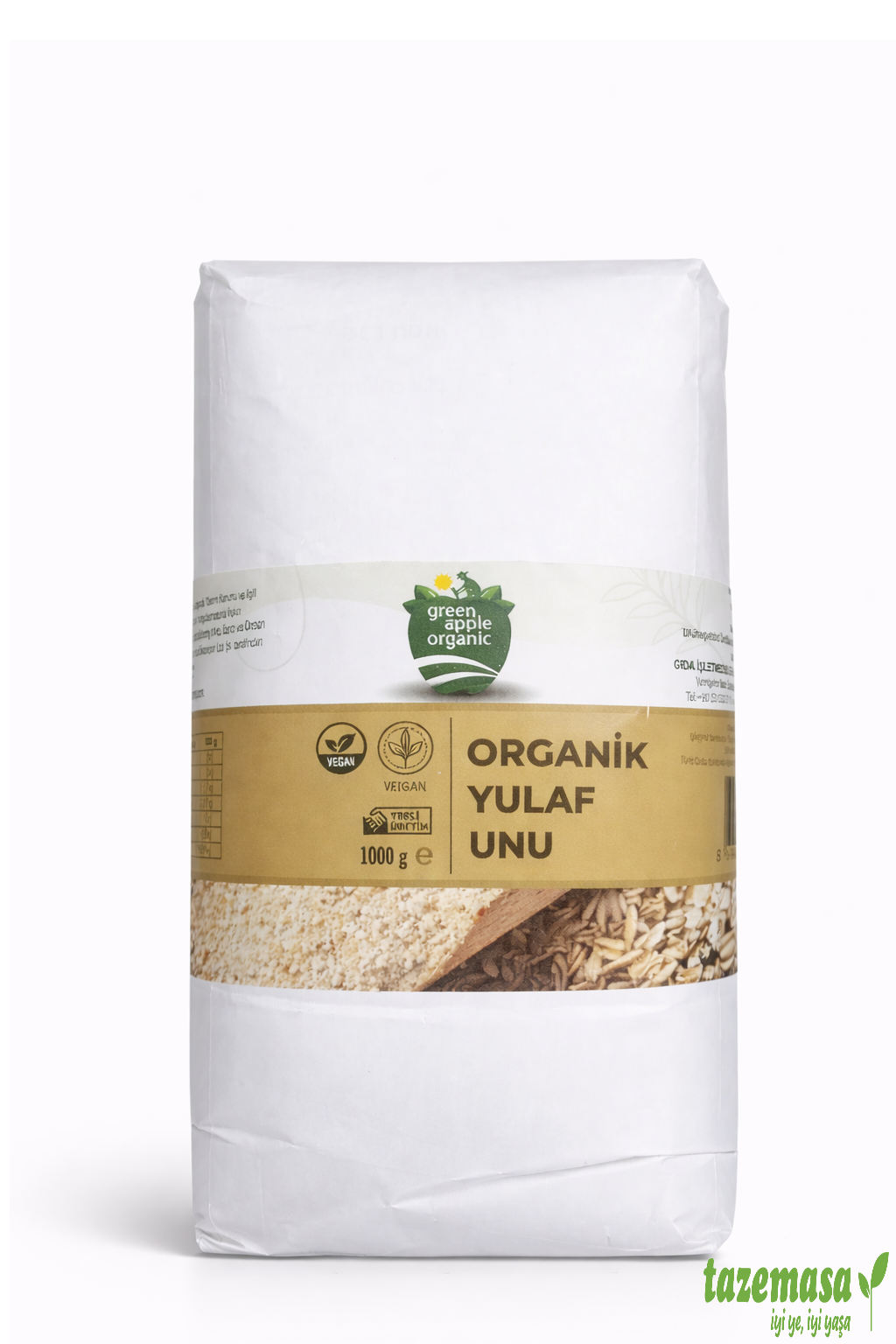Organik Yulaf Unu ( 1 Kg ) Green Apple