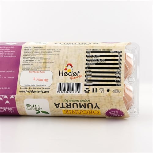 Organik Yumurta (10 lu) Organik Life