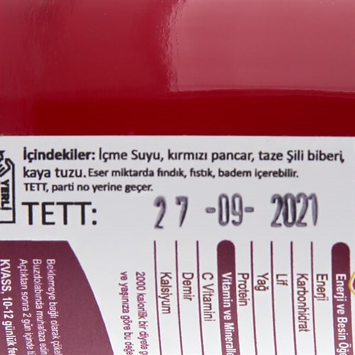 Pancar Kvass - Acı Biberli Fermente Pancar İçeceği (250 ml) Jungle