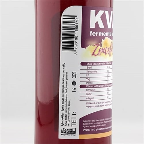 Pancar Kvass - Zencefilli Fermente Pancar İçeceği (750 ml) Jungle