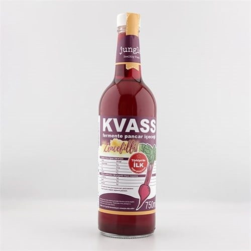 Pancar Kvass - Zencefilli Fermente Pancar İçeceği (750 ml) Jungle