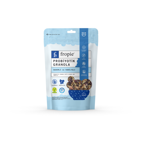 Probiyotik Granola - Bademli & Vanilyalı (200 gr) Fropie