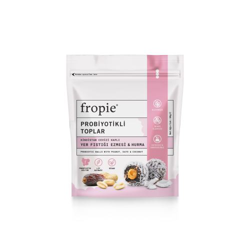 Probiyotik Hurma Topları - Yer Fıstığı Ezmeli (80 gr) Fropie