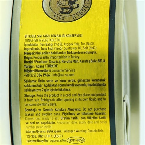 Sade Ton Balığı (160 gr) Sasu