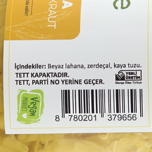 Sauerkraut - Zerdeçallı Ekşi Lahana (580 gr) Jungle
