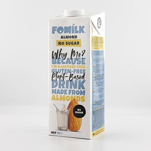 Şekersiz Badem Sütü (1 litre) Fomilk