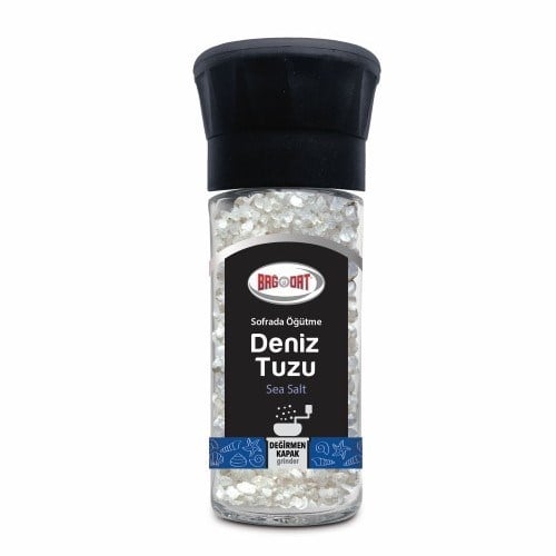Sofrada Öğütme Deniz Tuzu, Değirmen Kapak (110 gr) Bağdat
