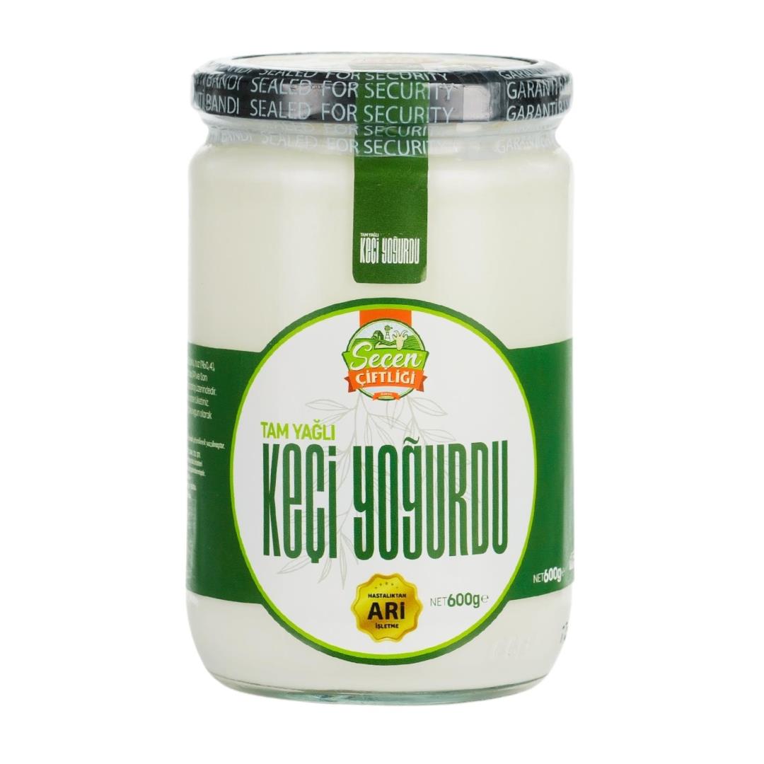 Tam Yağlı %100 Keçi Yoğurt (600 gr) Seçen Çifltliği