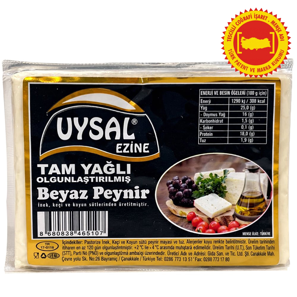 Tam Yağlı Ezine Keçi Peyniri (650 gr) Uysal