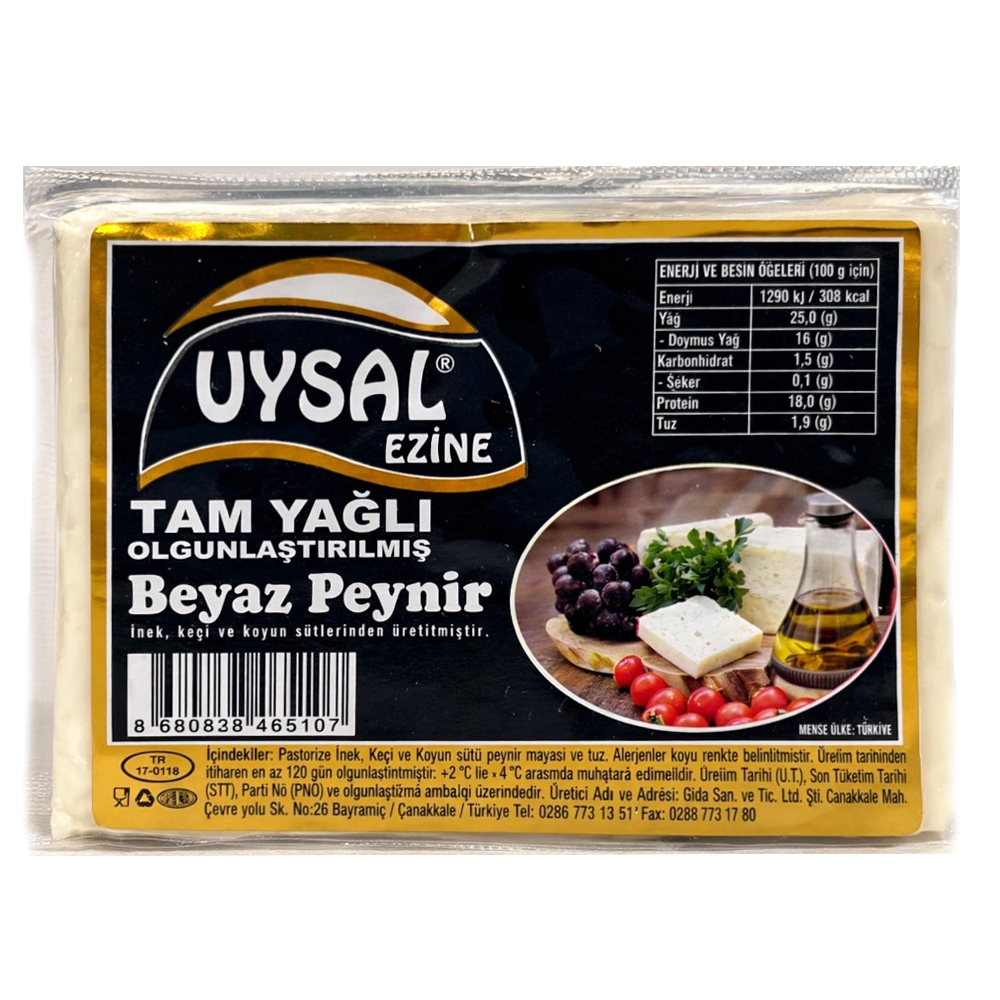Tam Yağlı Ezine Keçi Peyniri (650 gr) Uysal