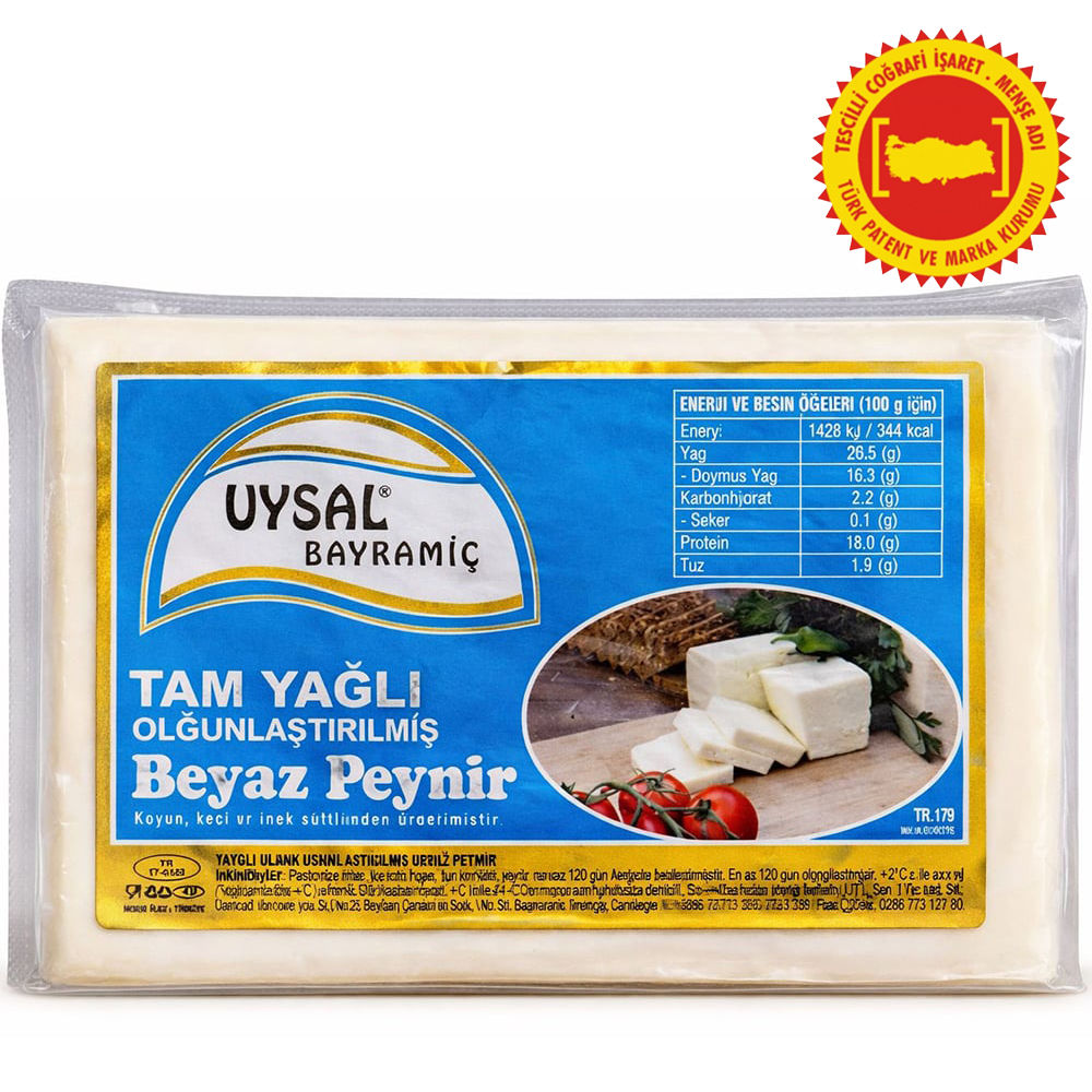 Tam Yağlı Ezine Koyun Peyniri (350 gr) Uysal