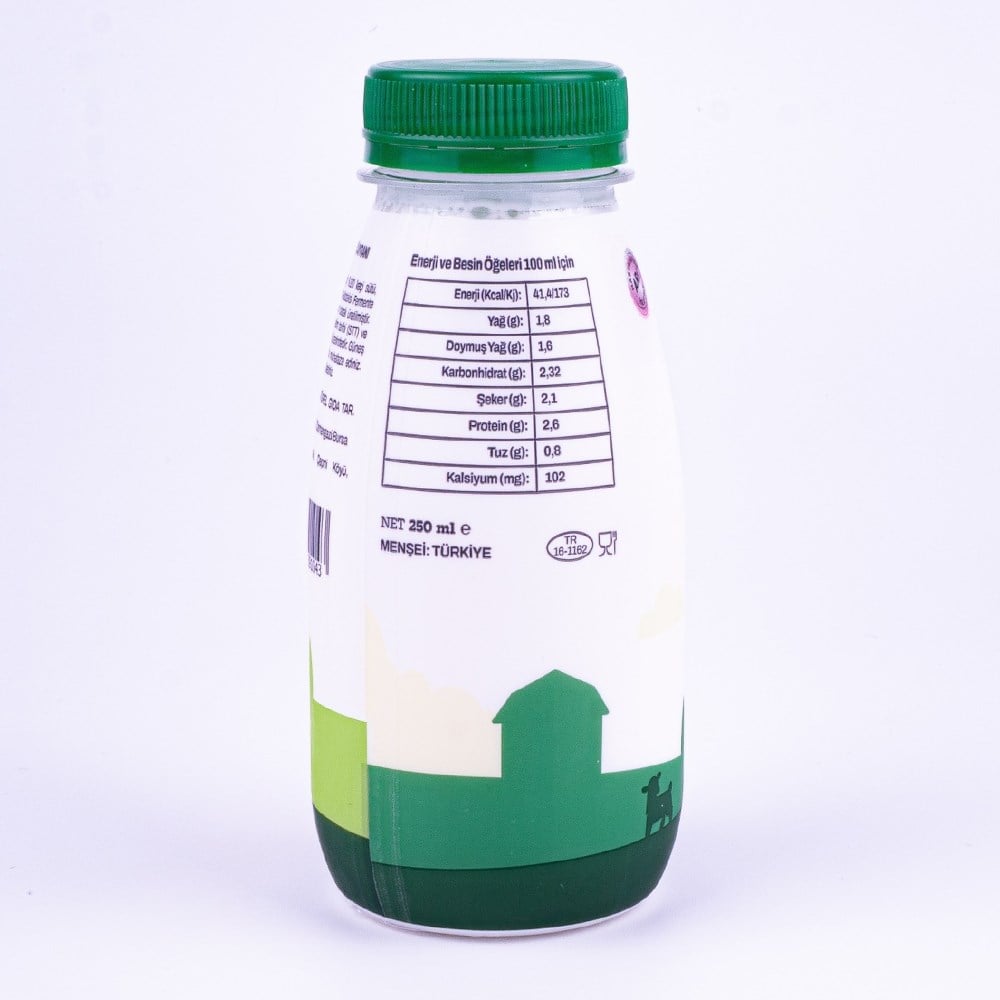 Tam Yağlı Keçi Ayranı (250 ml) Seçen Çiftliği