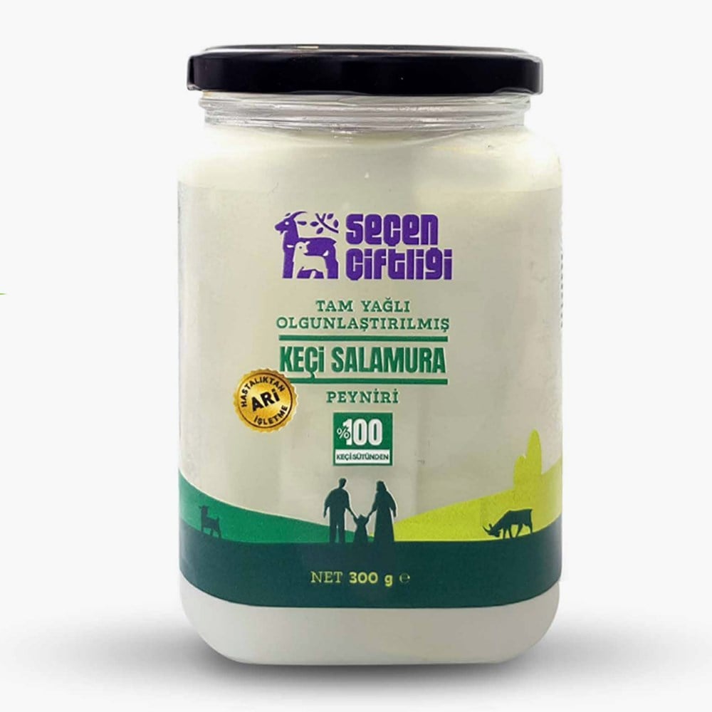 Tam Yağlı Olg. Keçi Klasik Salamura Peynir (300 g) Seçen Çiftliği