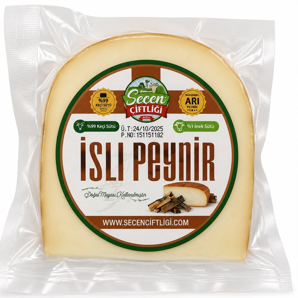 Tam Yağlı Taze Keçi İsli Çerkes Peynir (200 gr) Seçen Çifltliği