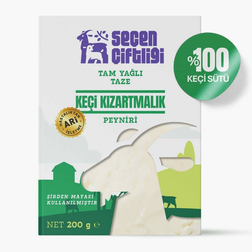 Tam Yağlı Taze Keçi Kızartmalık Peynir (200 g) Seçen Çiftliği