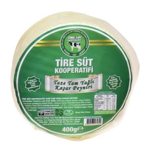 Taze Kaşar (400 gr) Tire Süt Koop.