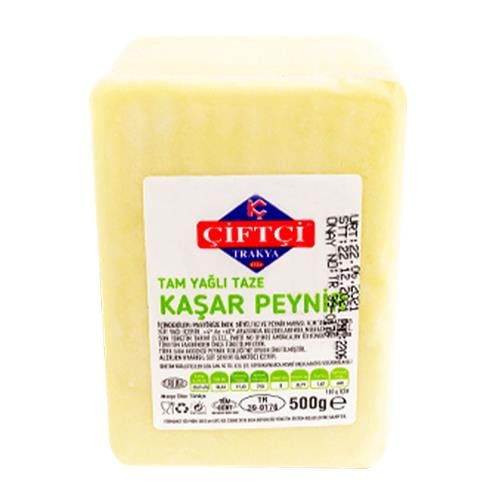 Taze Kaşar (500 gr) Çiftçi Trakya