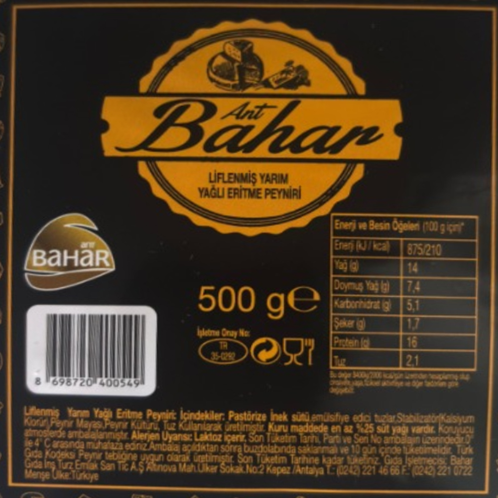 Tel Peyniri Eritme (Çeçil) (500 gr) Bahar