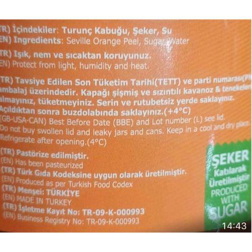 Turunç Kabuğu Tatlısı ( 400 Gr ) Aybalım