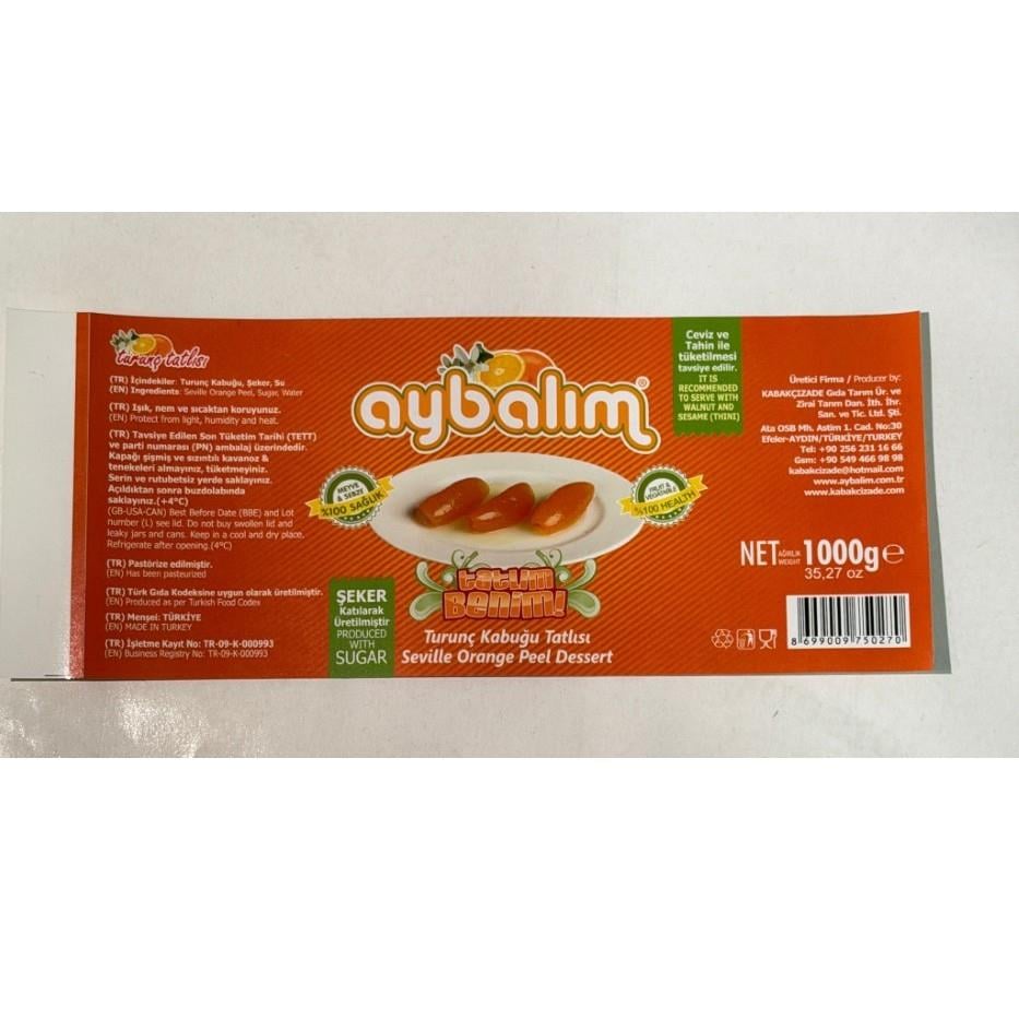 Turunç Kabuğu Tatlısı ( 400 Gr ) Aybalım