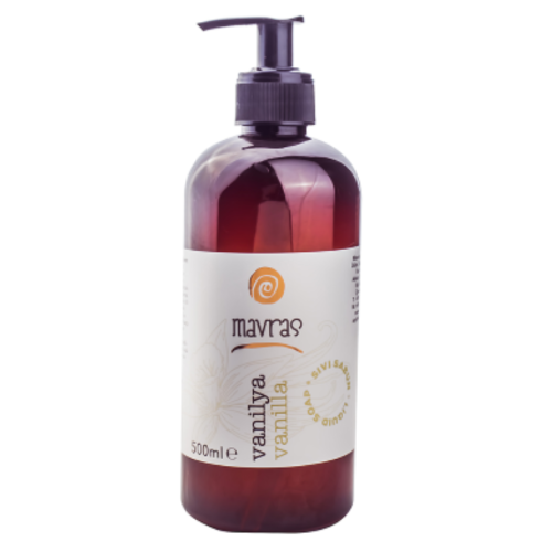 Vanilyalı Sıvı Zeytinyağı Sabunu (250 ml) Mavras