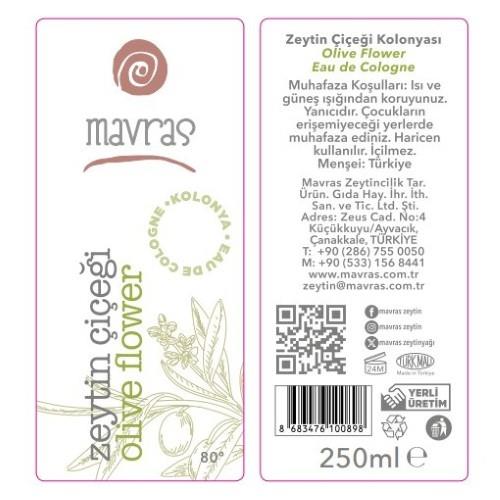 Zeytin Çiçeği Kolonyası (250 ml) Mavras