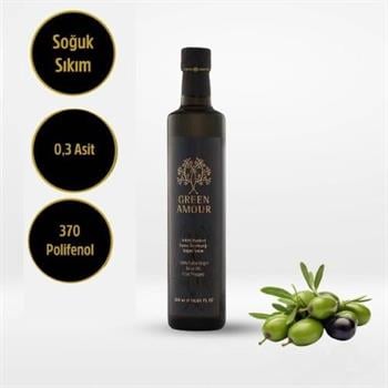 Naturel Soğuk Sıkım Sızma Zeytinyağı (500 ml) Green Amour
