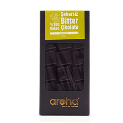 %100 Bitter Çikolata (80 gr) Aroha