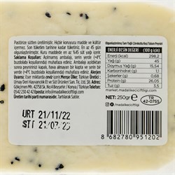 %100 Keçi Çörekotlu Tulum Peyniri (250 gr) Madalı
