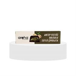 Antep Fıstığı Dolgulu Sütlü Çikolata (38 gr) Aroha görseli.