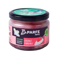 B.Parfe Fındık Bazlı Çilekli Vegan Tatlı (275gr) VeganMilk görseli.
