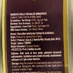 Barbekü Soslu Ton Balığı (160 gr) Sasu