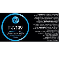 Çevirme Siyah Sele Zeytin (300 gr) Mavras