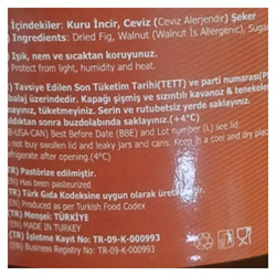 Ceviz Dolgulu İncir Tatlısı ( 400 Gr ) Aybalım
