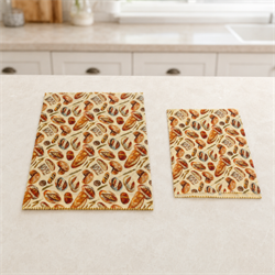 Doğal Balmumu Ekmek Saklama Torbası 2Li Set (40x35 Cm + 35x30 Cm) Doğa Kucaklar