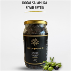 Doğal Salamura Siyah Zeyitn ( 700 gr ) Green Amour görseli.