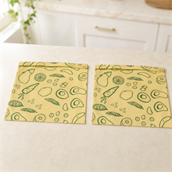 Doğal Sebze Saklama Torbası 2Li Set (30x35 Cm) Doğa Kucaklar