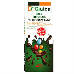 Dr.Gluten Çıtır Dolgulu Çikolata (100gr) görseli.