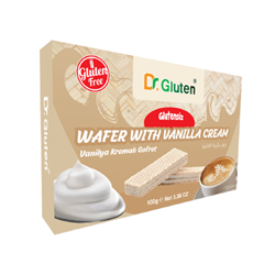 Dr.Gluten Glutensiz Vanilyalı Gofret (100gr) görseli.