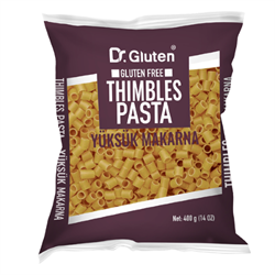 Dr.Gluten Glutensiz Yüksük Makarna (400 gr) görseli.