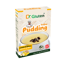 Dr.Gluten Glutensiz Muzlu Kinoalı Puding (224 gr) görseli.