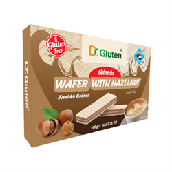 Dr.Gluten Glutensiz Fındıklı Gofret (100gr) görseli.